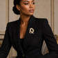 DR SIGNATURE PEARL BROOCHES