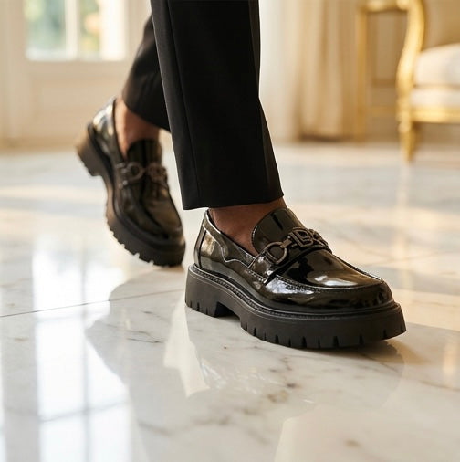 DR SIGNATURE PLATFORM LOAFERS