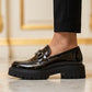 DR Black Loafers