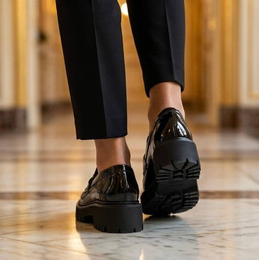 DR Black Loafers