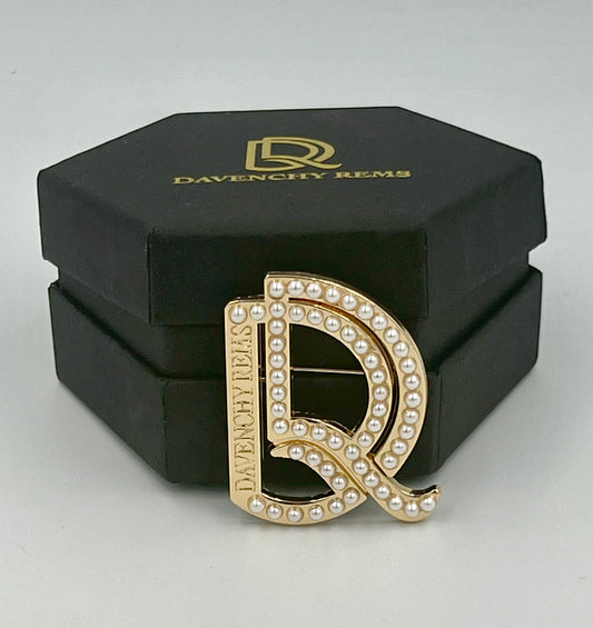 DR Pearl Brooch