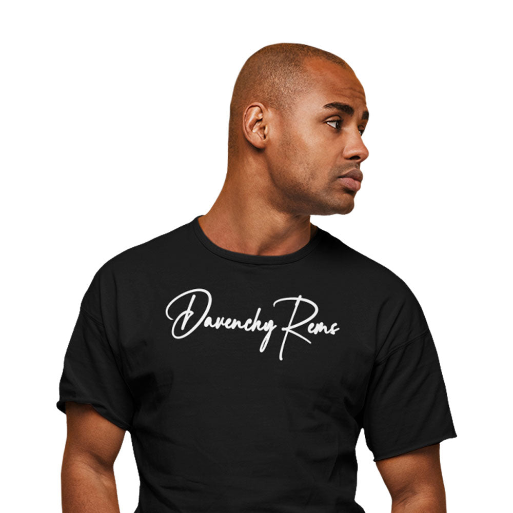 DR Signature Black T-Shirt - Men